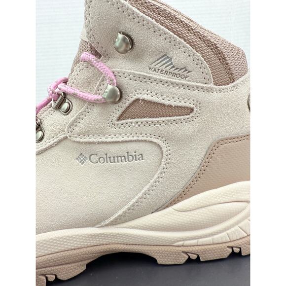 Columbia Newton Ridge Plus Womens Sz 11 Waterproof Amped Hiking Boots Dark Stone - Picture 2 of 10